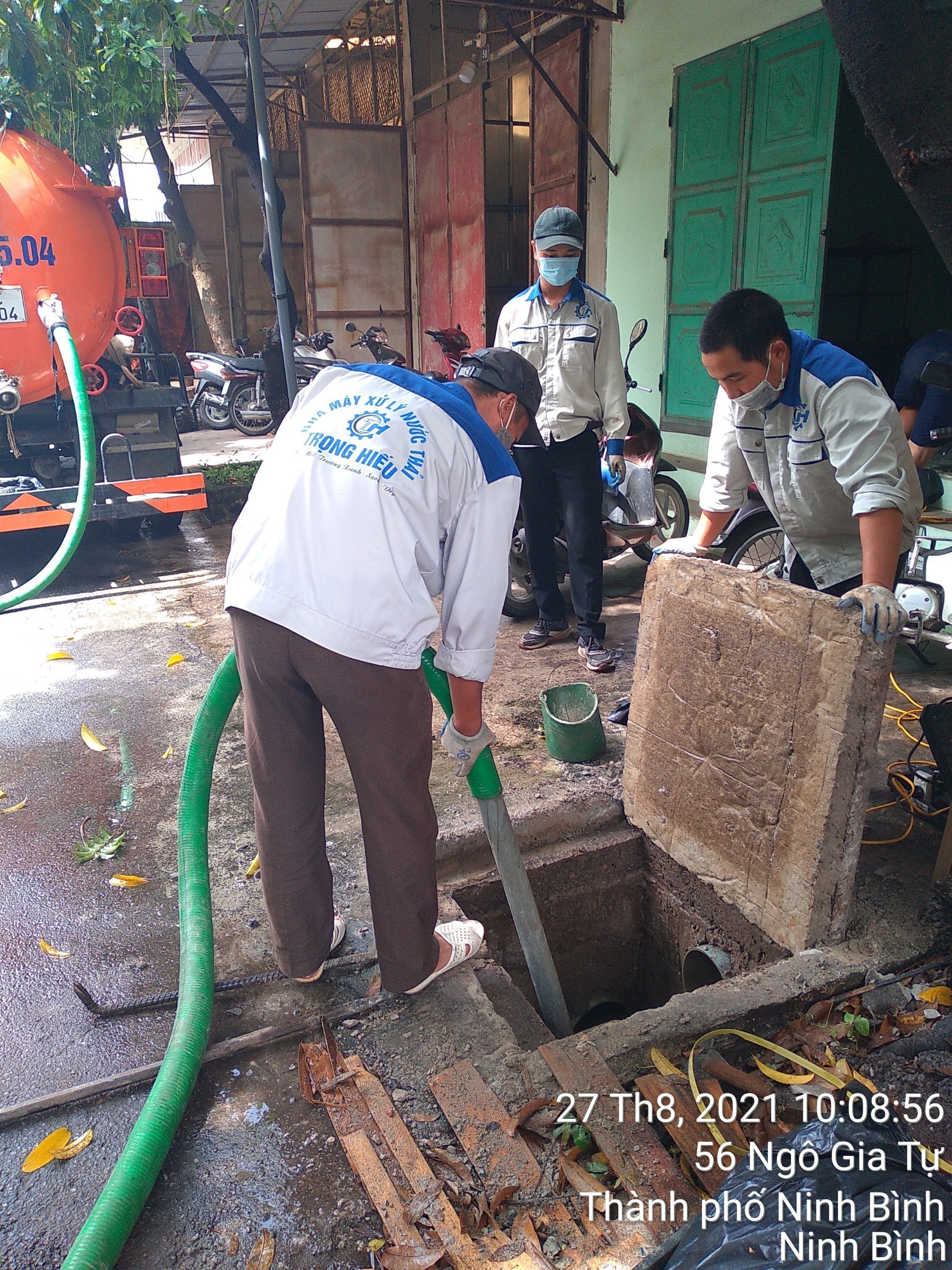 Công tác nạo vét hệ thống thoát nước thành phố Ninh Bình